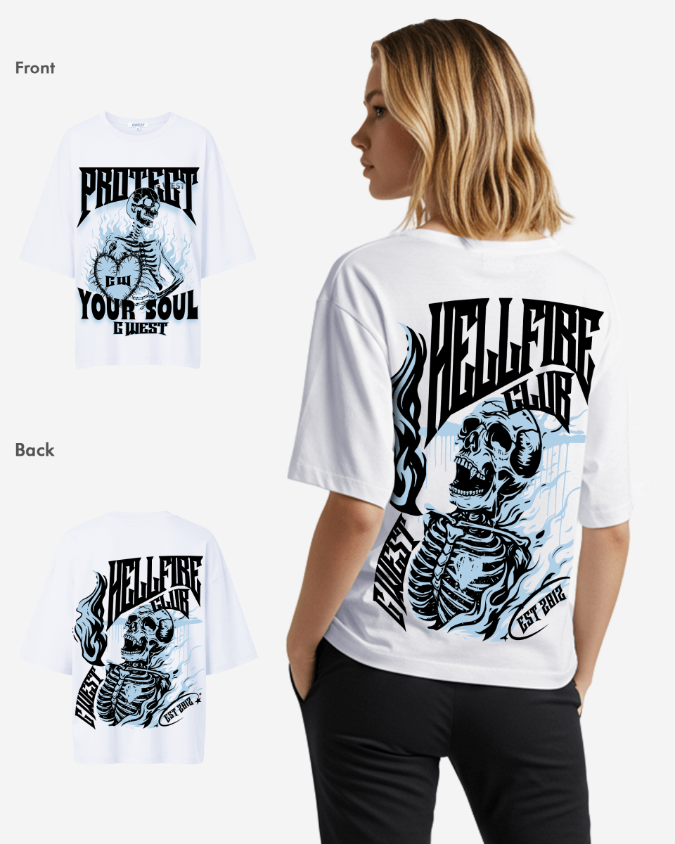 G West protect your soul Oversized tee - WOMEN - G West