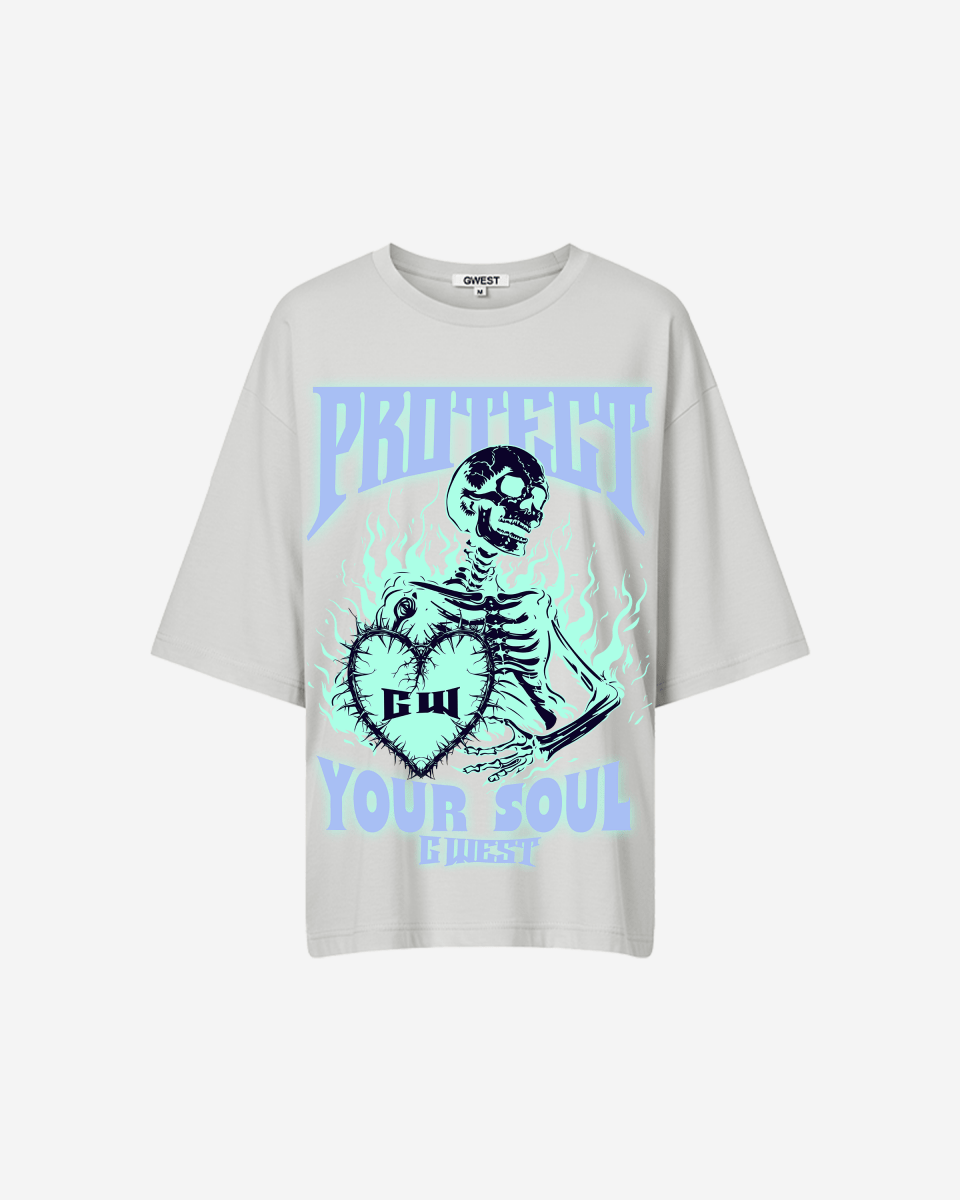G West protect your soul Oversized tee - WOMEN - G West