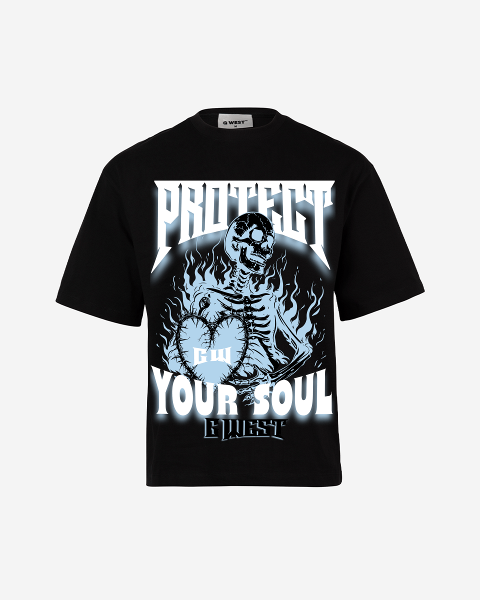 G West protect your soul Oversized tee - G West