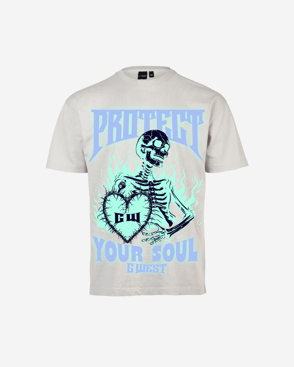 G West protect your soul Oversized tee - G West