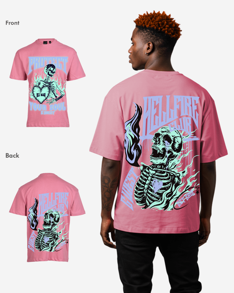 G West protect your soul Oversized tee - G West