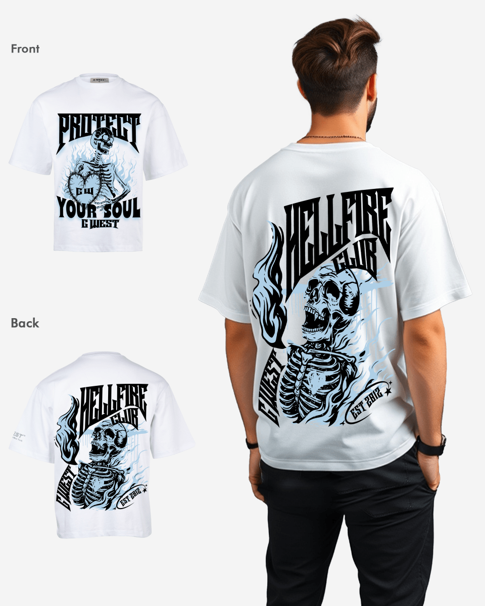 G West protect your soul Oversized tee - G West