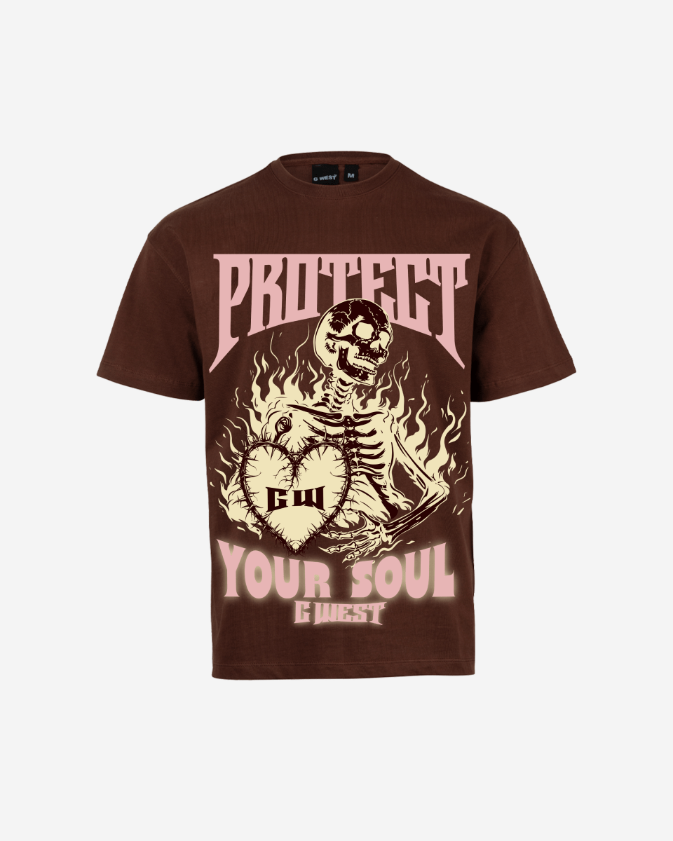 G West protect your soul Oversized tee - G West