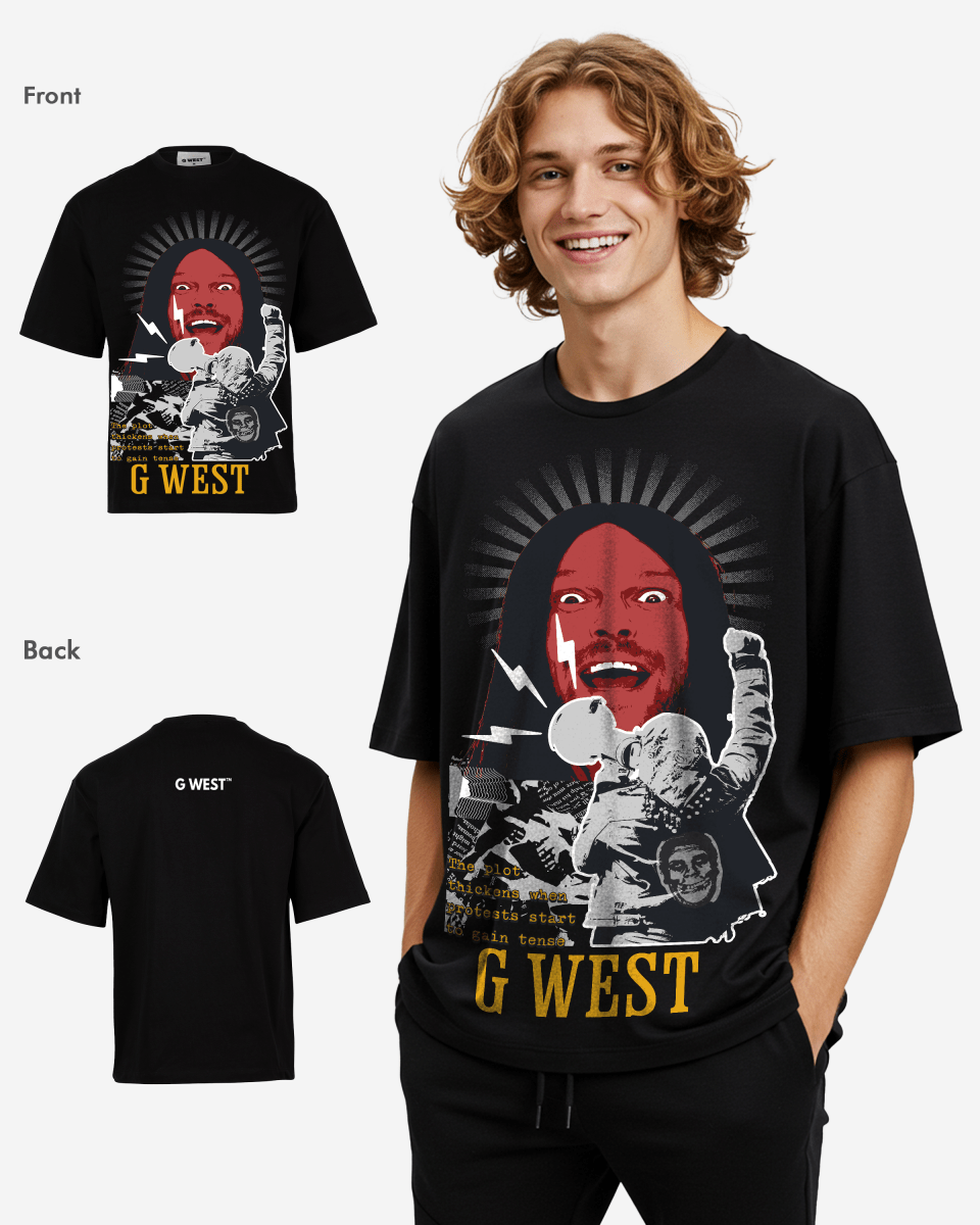 G - West Protest Oversized Tee GWROJMT19 - G West