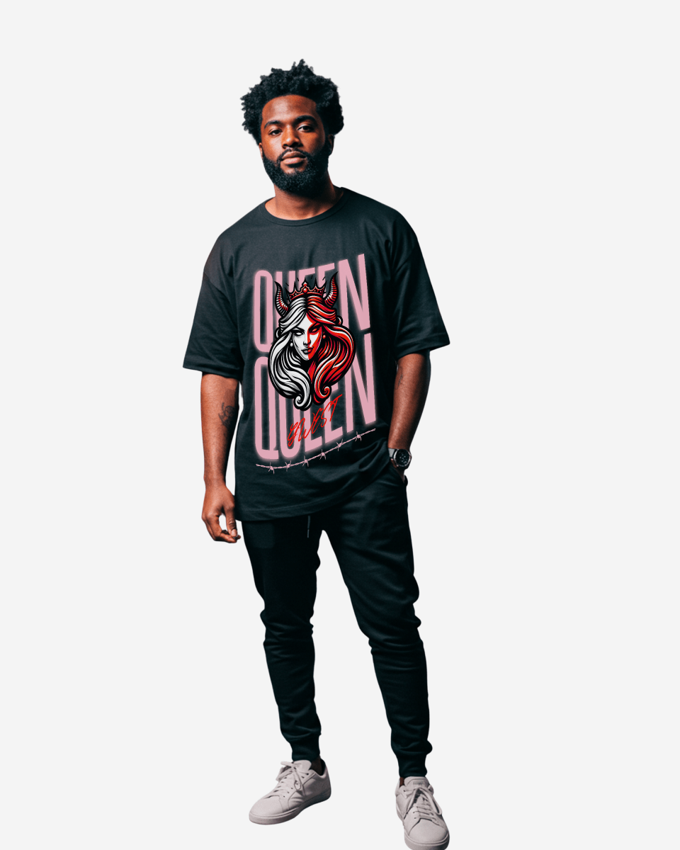 G West Queen Oversized Men's T-Shirt - G West