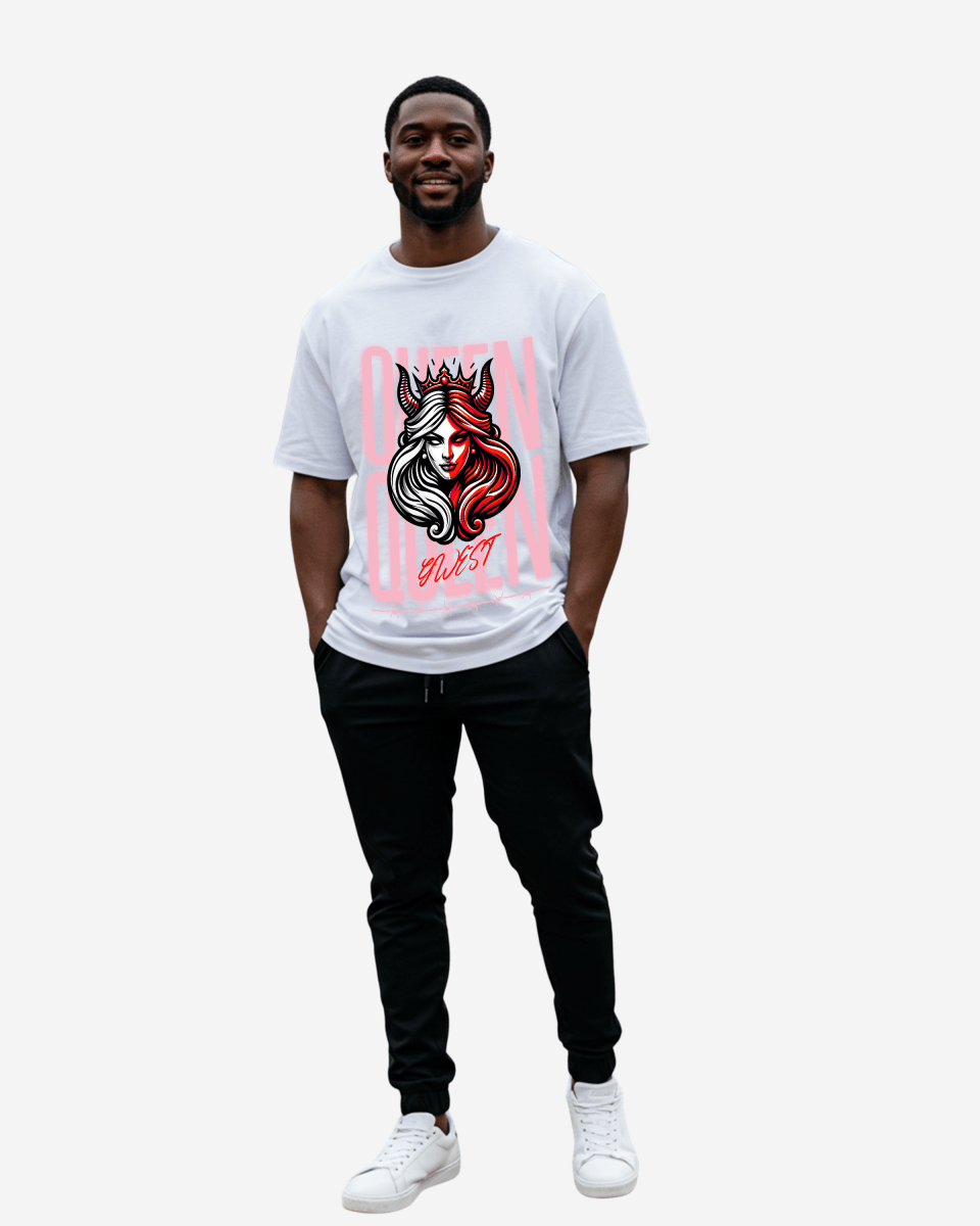 G West Queen Oversized Men's T-Shirt - G West