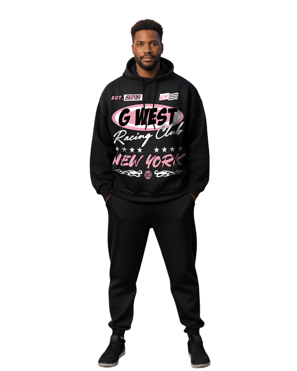 G West Racing Club Big And Tall Hoodie - G West