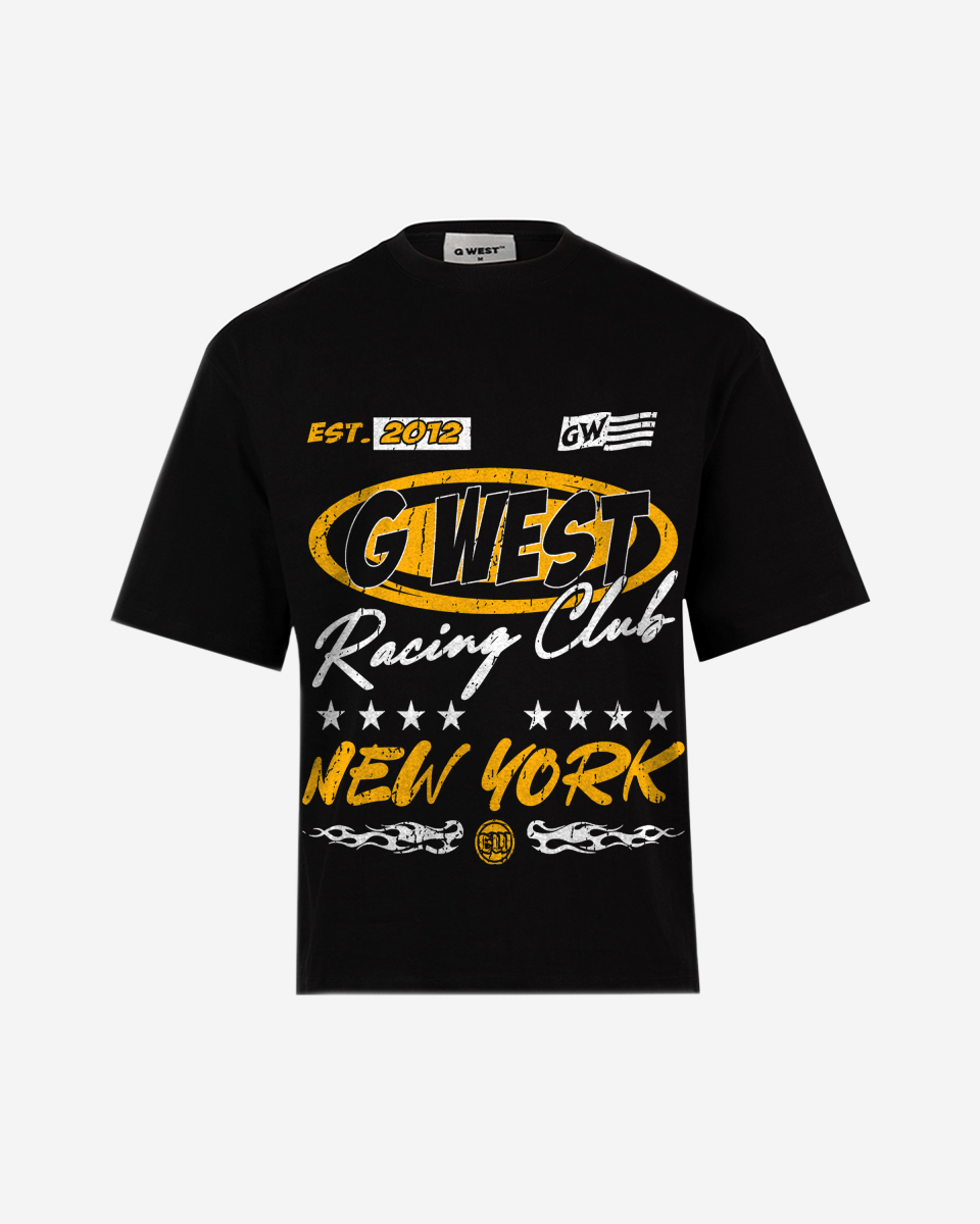 G West Racing Club Big And Tall Oversized T-Shirt - G West