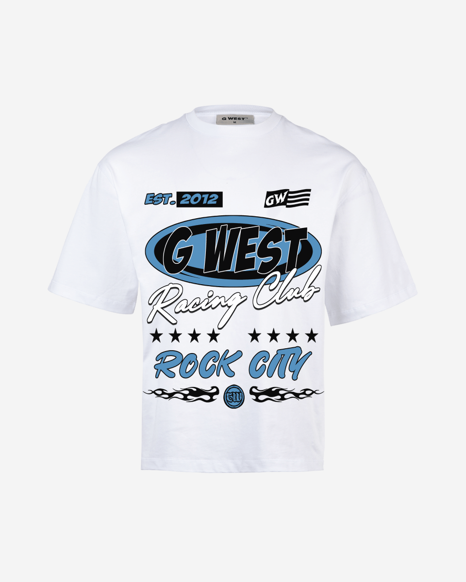 G West Racing Club Big And Tall Oversized T-Shirt - G West