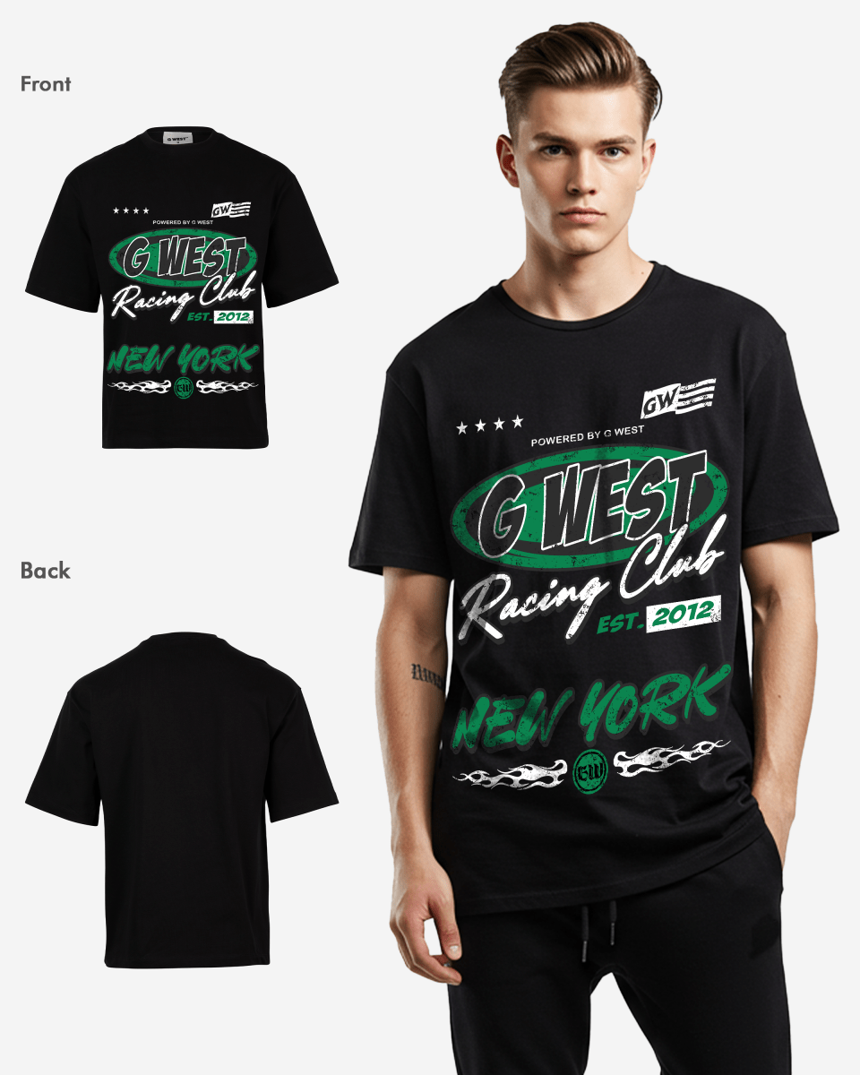 G West Racing Club Oversized Tee - G West
