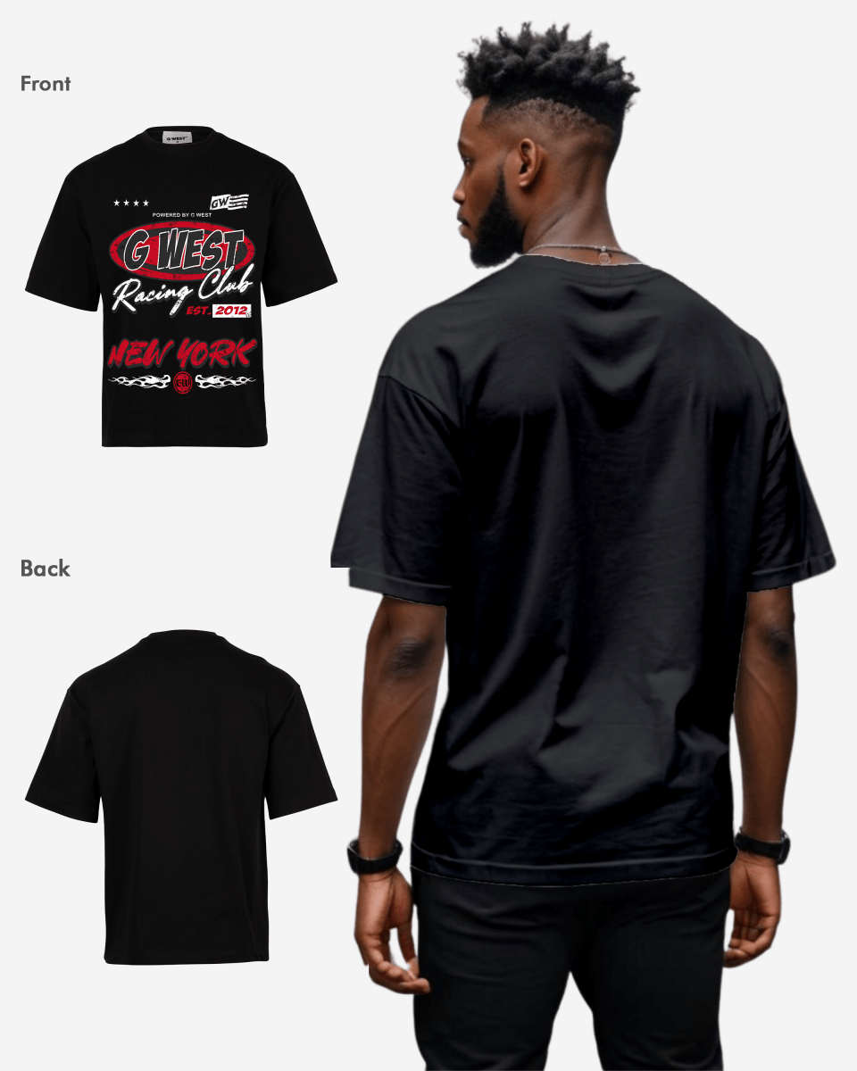 G West Racing Club Oversized Tee - G West