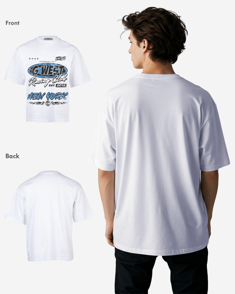 G West Racing Club Oversized Tee - G West