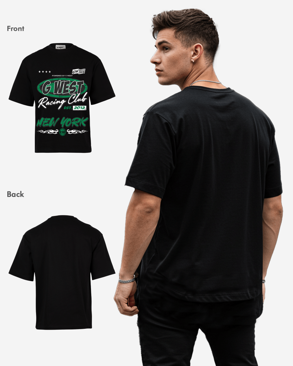 G West Racing Club Oversized Tee - G West