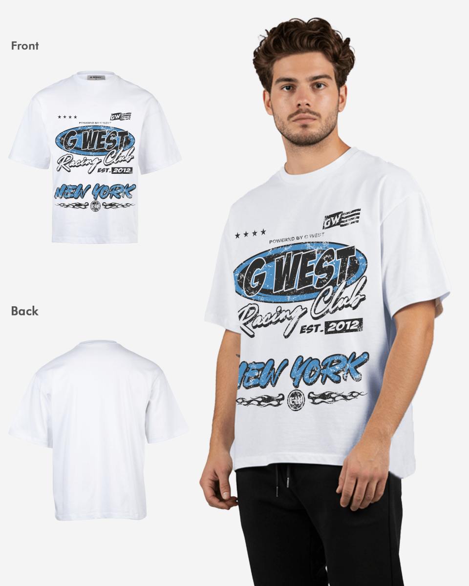 G West Racing Club Oversized Tee - G West