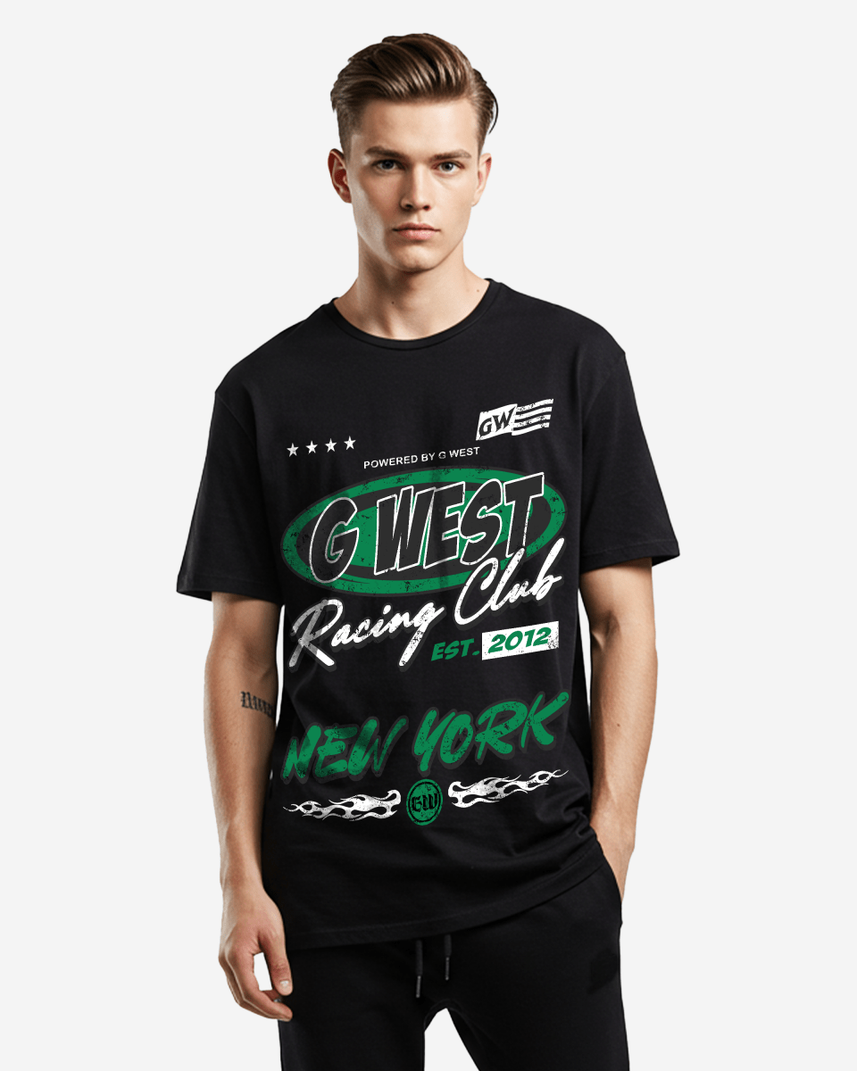 G West Racing Club Oversized Tee - G West