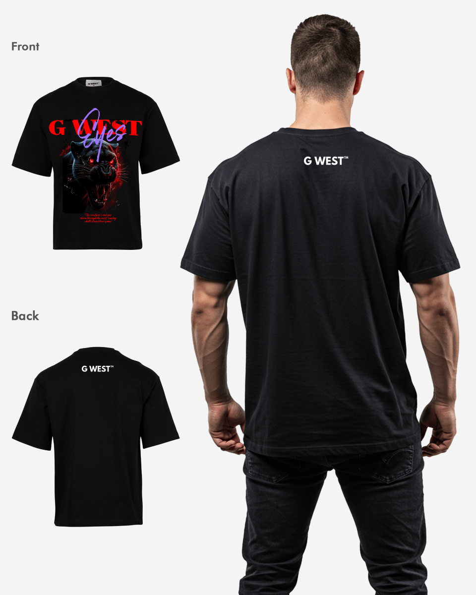 G - WEST RED FURY OVERSIZED TEE GWROJMT190 - G West