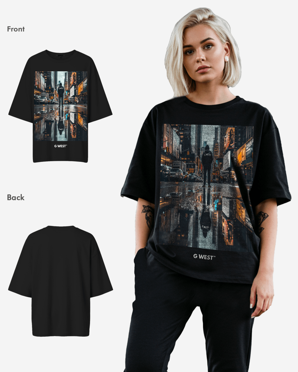 G West Reflection Oversized Tee - WOMEN - G West