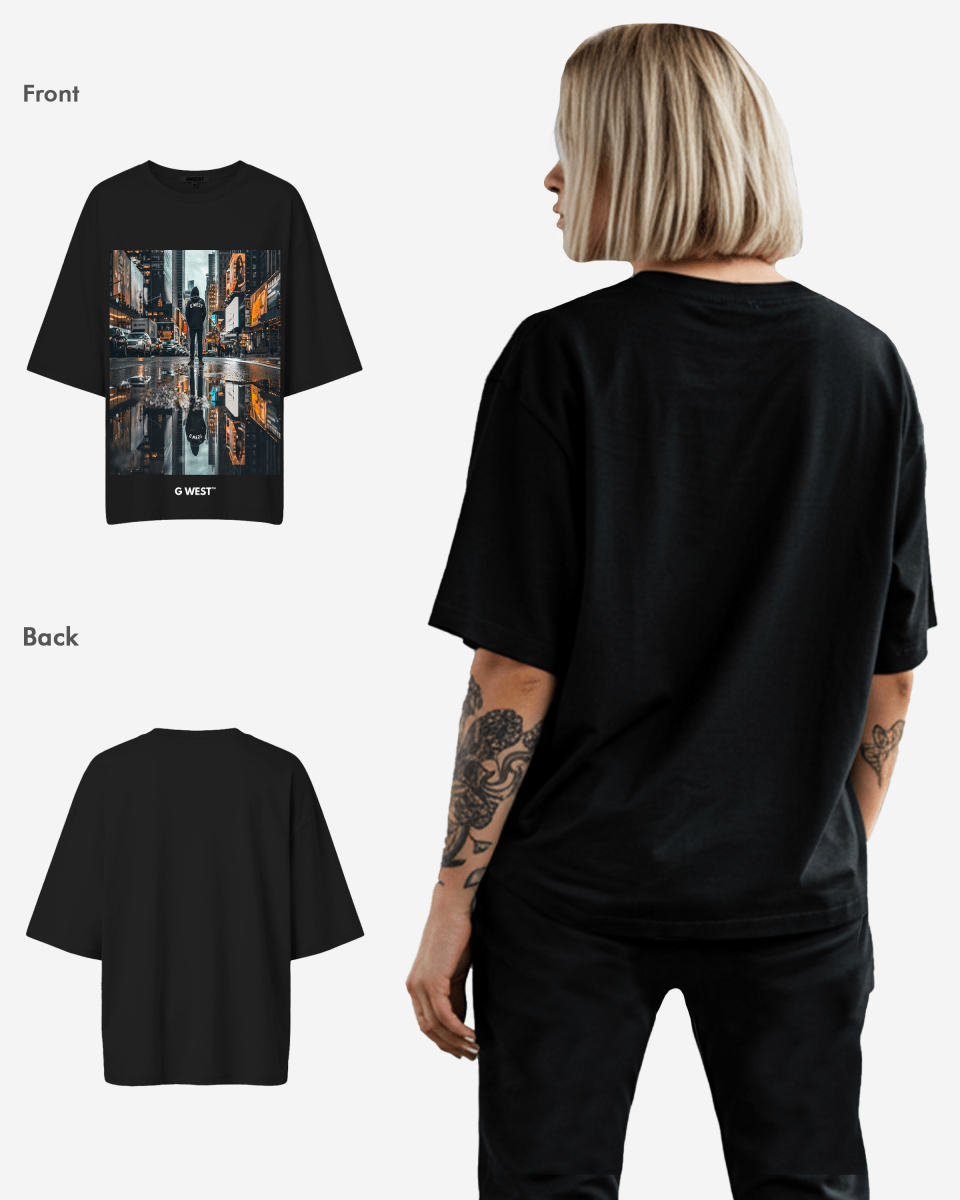 G West Reflection Oversized Tee - WOMEN - G West