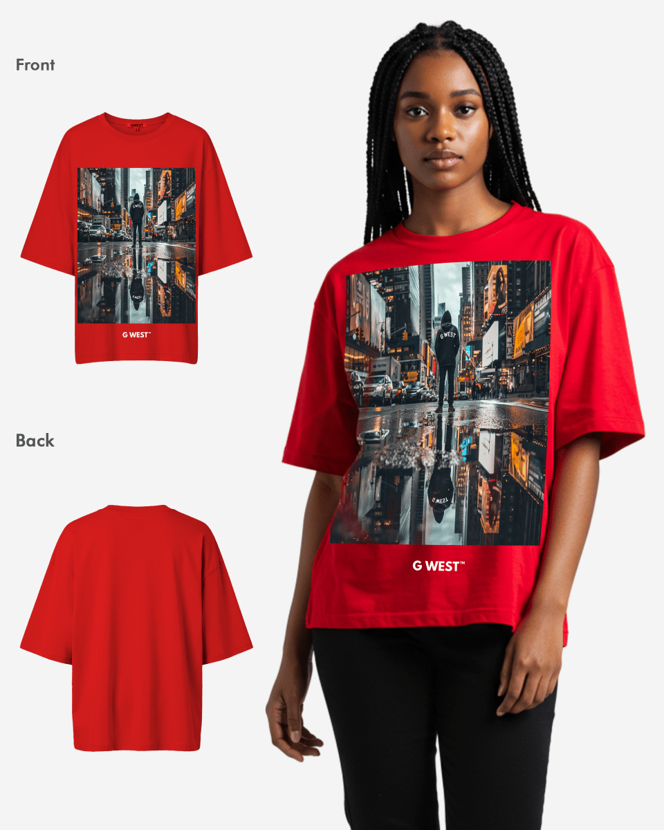 G West Reflection Oversized Tee - WOMEN - G West
