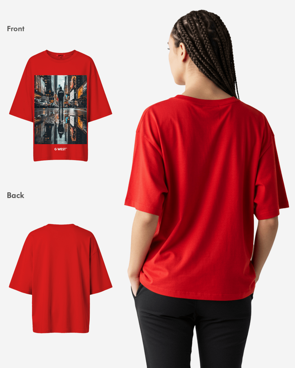 G West Reflection Oversized Tee - WOMEN - G West