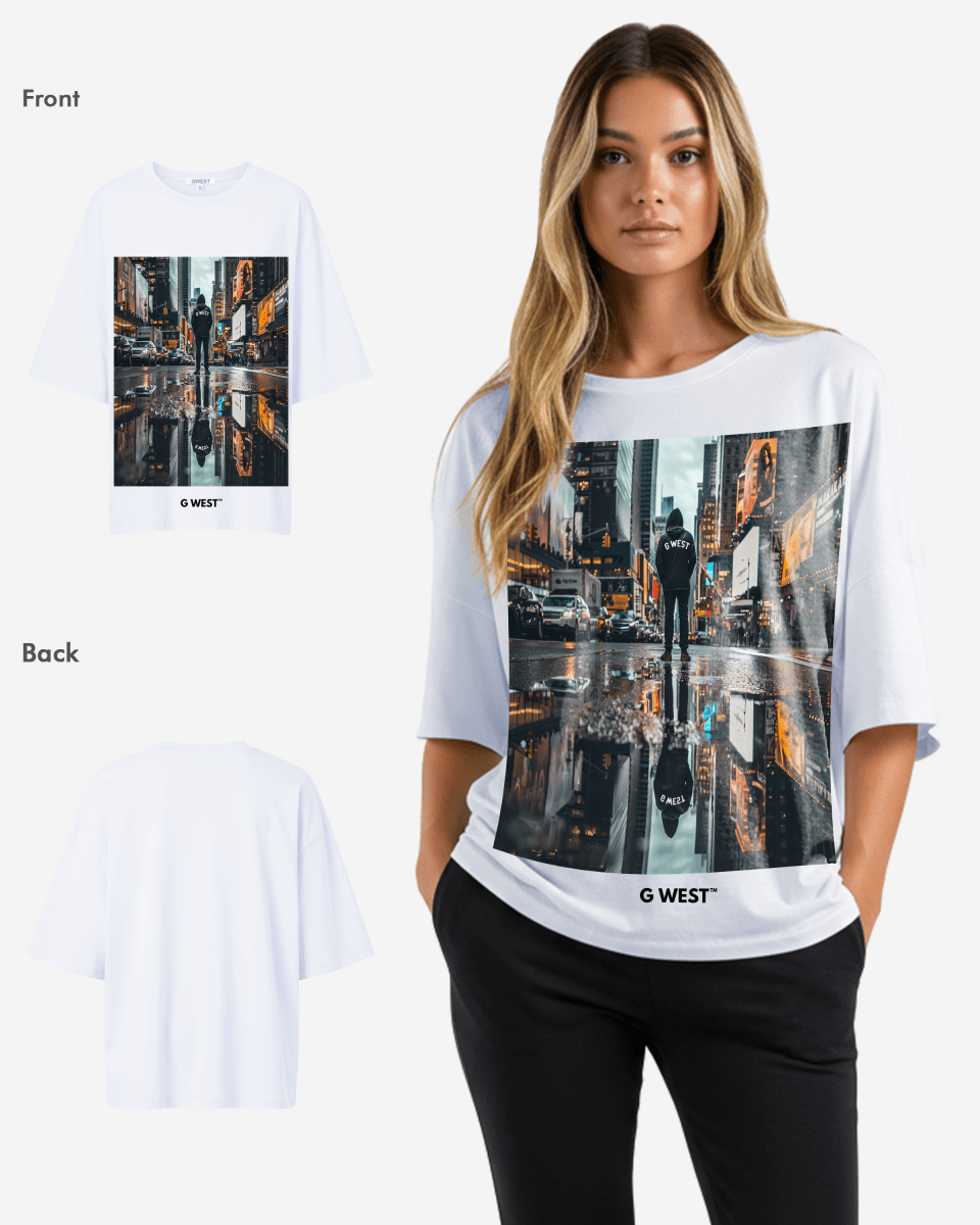 G West Reflection Oversized Tee - WOMEN - G West