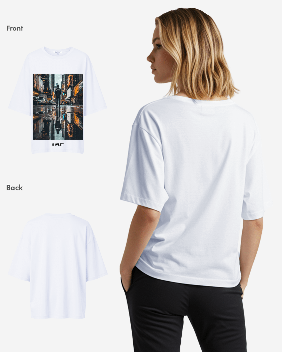 G West Reflection Oversized Tee - WOMEN - G West