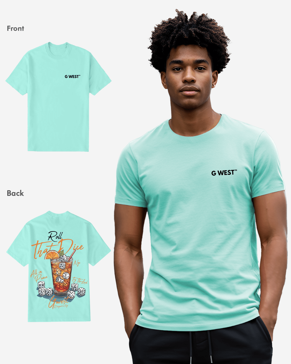 G West Regular Fit Roll That Dice T Shirt - G West