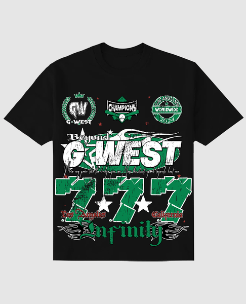 G West Rhinestone 777 Tee - G West
