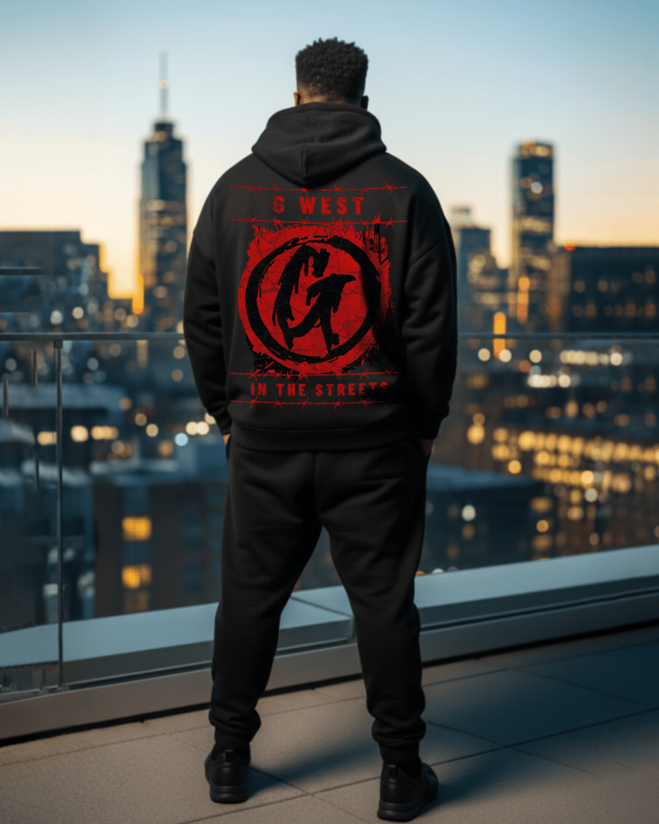 G West Rhinestone Barbed Legacy Big And Tall Hoodie - G West