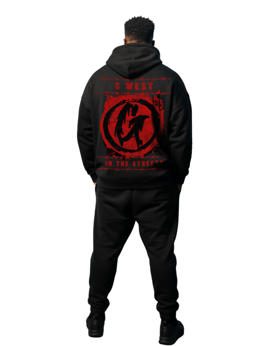G West Rhinestone Barbed Legacy Big And Tall Hoodie - G West