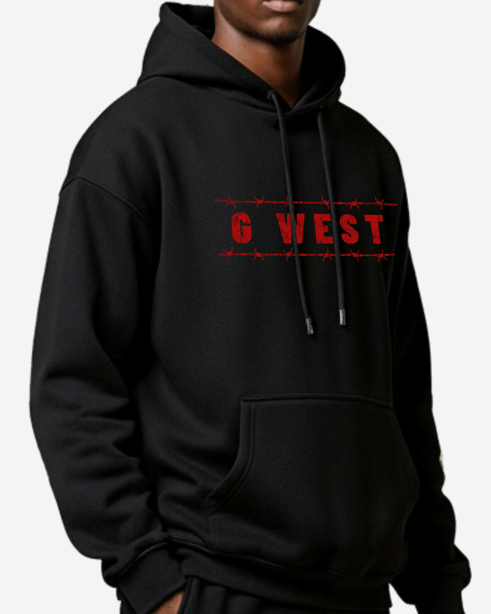 G West Rhinestone Barbed Legacy Men's Hoodie - G West