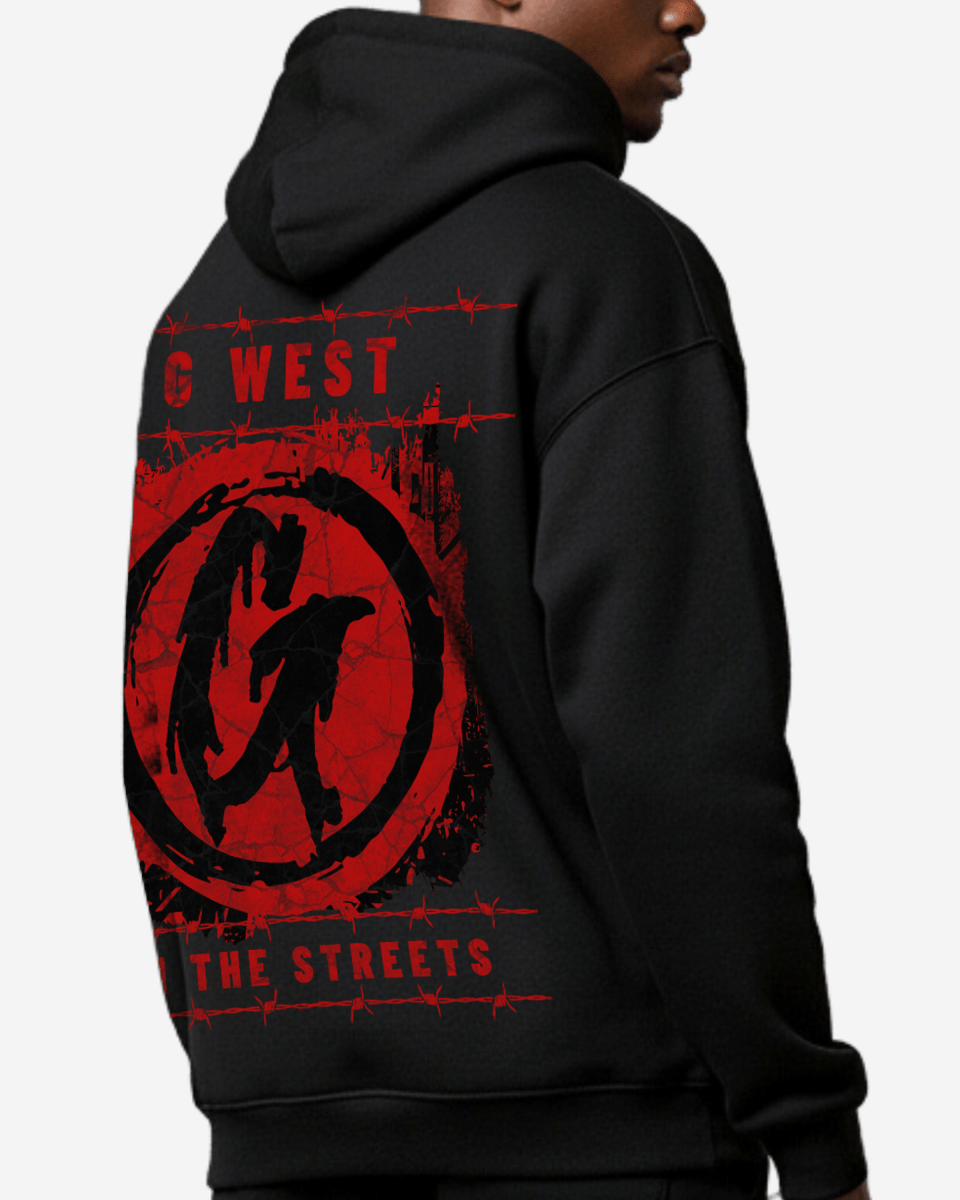 G West Rhinestone Barbed Legacy Men's Hoodie - G West