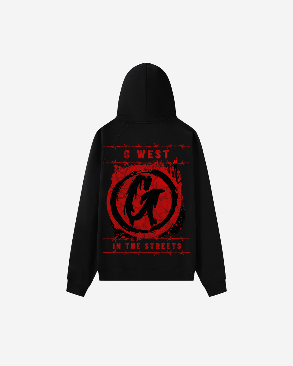 G West Rhinestone Barbed Legacy Men's Hoodie - G West