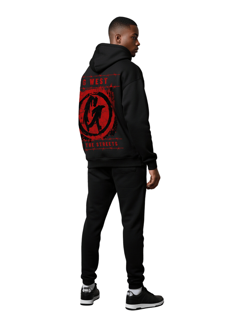 G West Rhinestone Barbed Legacy Men's Hoodie - G West