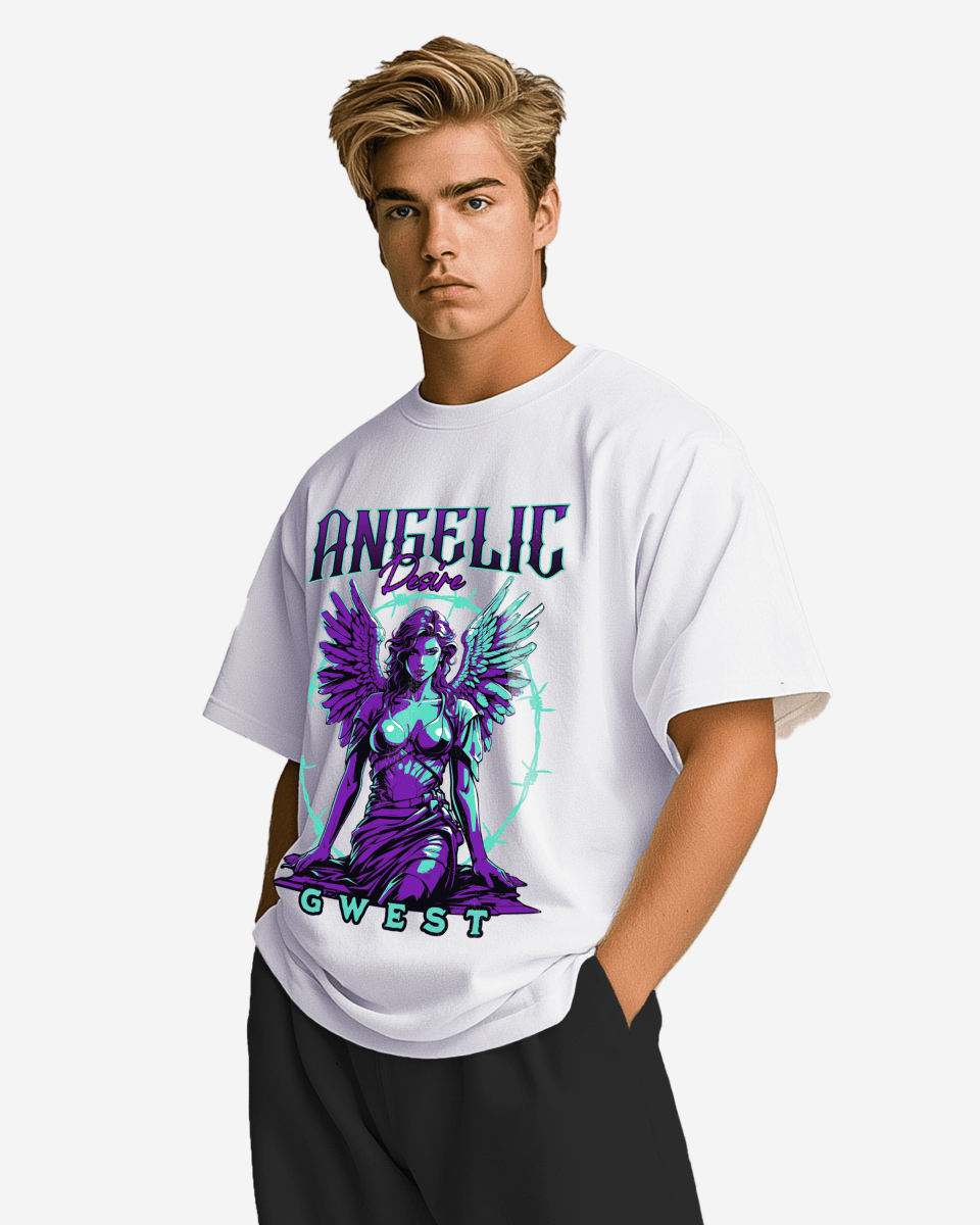 G West Rhinestone Blessing 2.0 Oversized Tee - G West