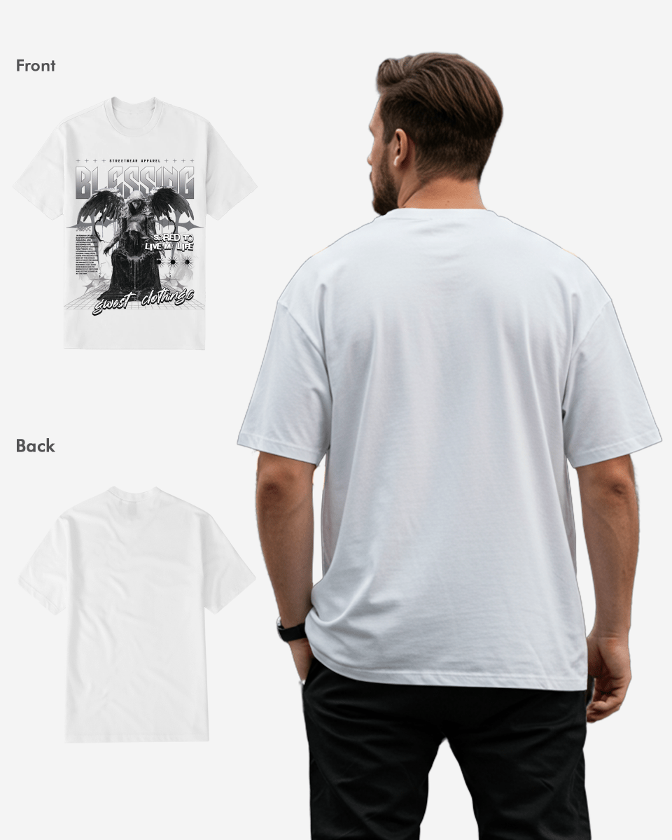 G West Rhinestone Blessing Tee Big and Tall - G West