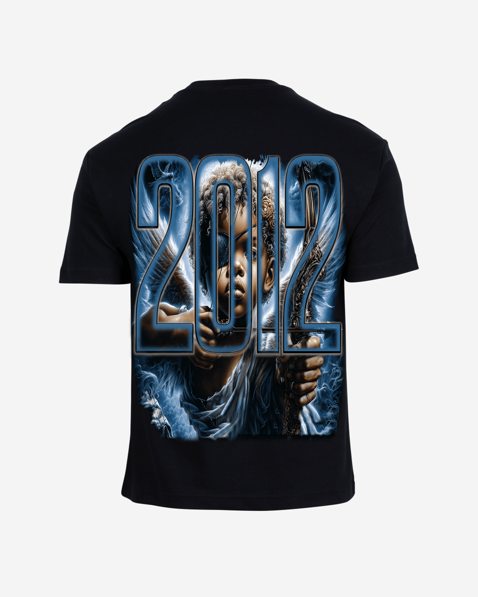 G West Rhinestone Broken Angel Men's Big And Tall T-Shirt - G West