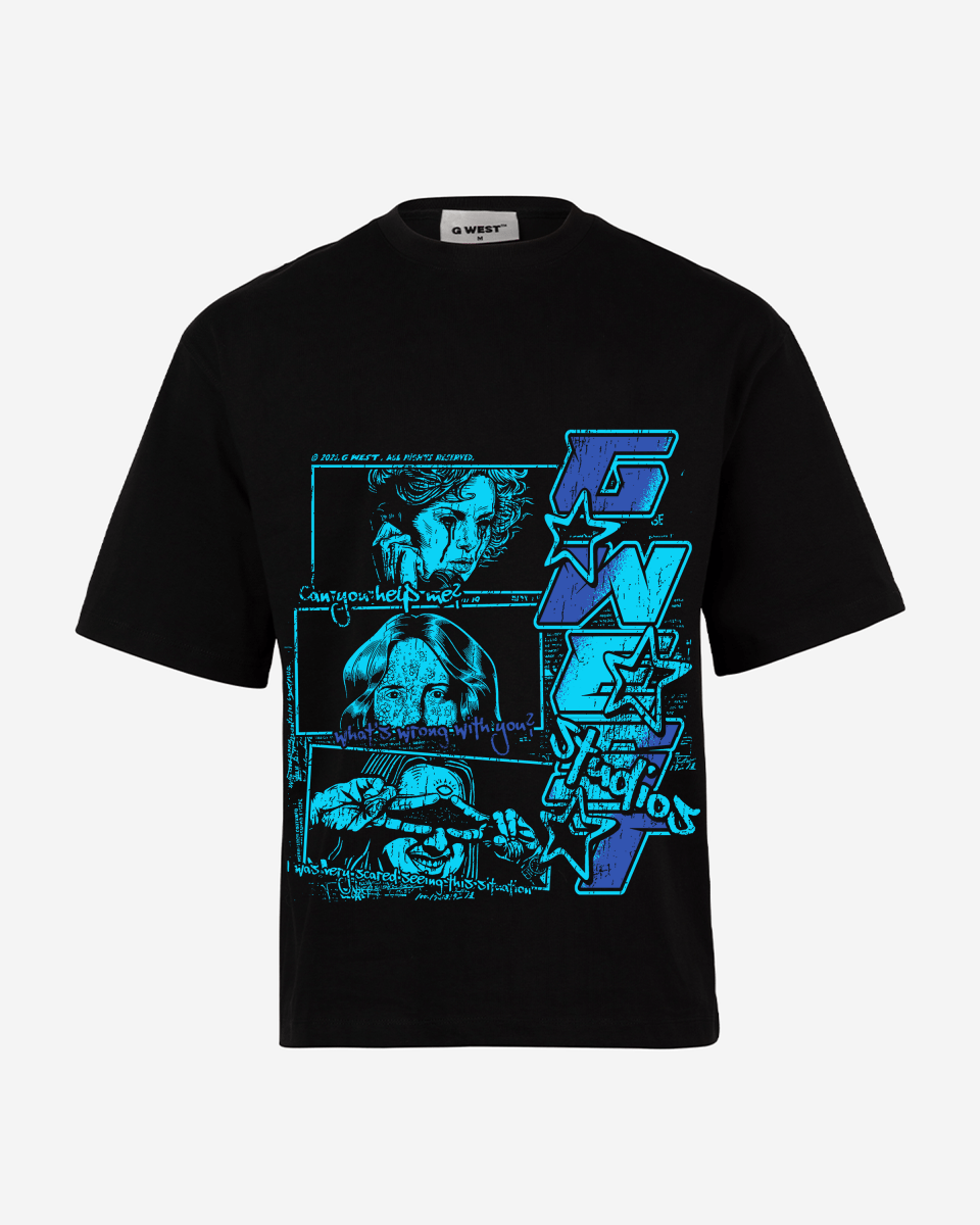 G West Rhinestone Can You Help Me Tee Big And Tall - G West