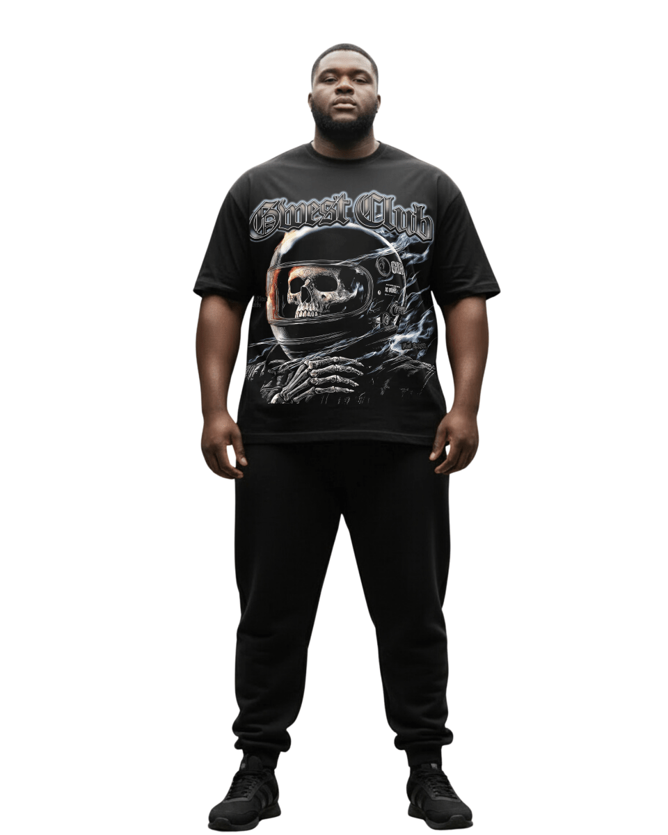 G West Rhinestone Dead Zone Cruiser Men's Big And Tall T-Shirt - G West