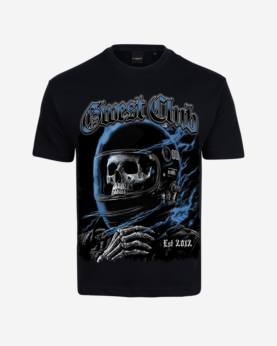 G West Rhinestone Dead Zone Cruiser Men's Big And Tall T-Shirt - G West