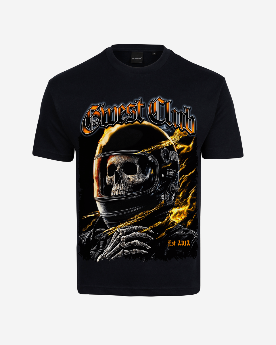 G West Rhinestone Dead Zone Cruiser Men's Big And Tall T-Shirt - G West