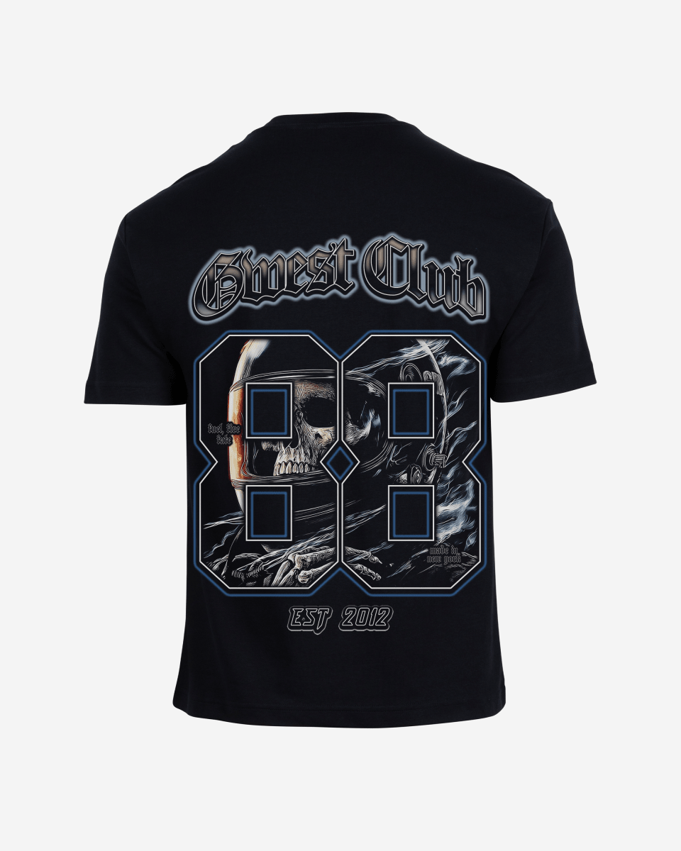 G West Rhinestone Dead Zone Cruiser Oversized Men's T-Shirt - G West