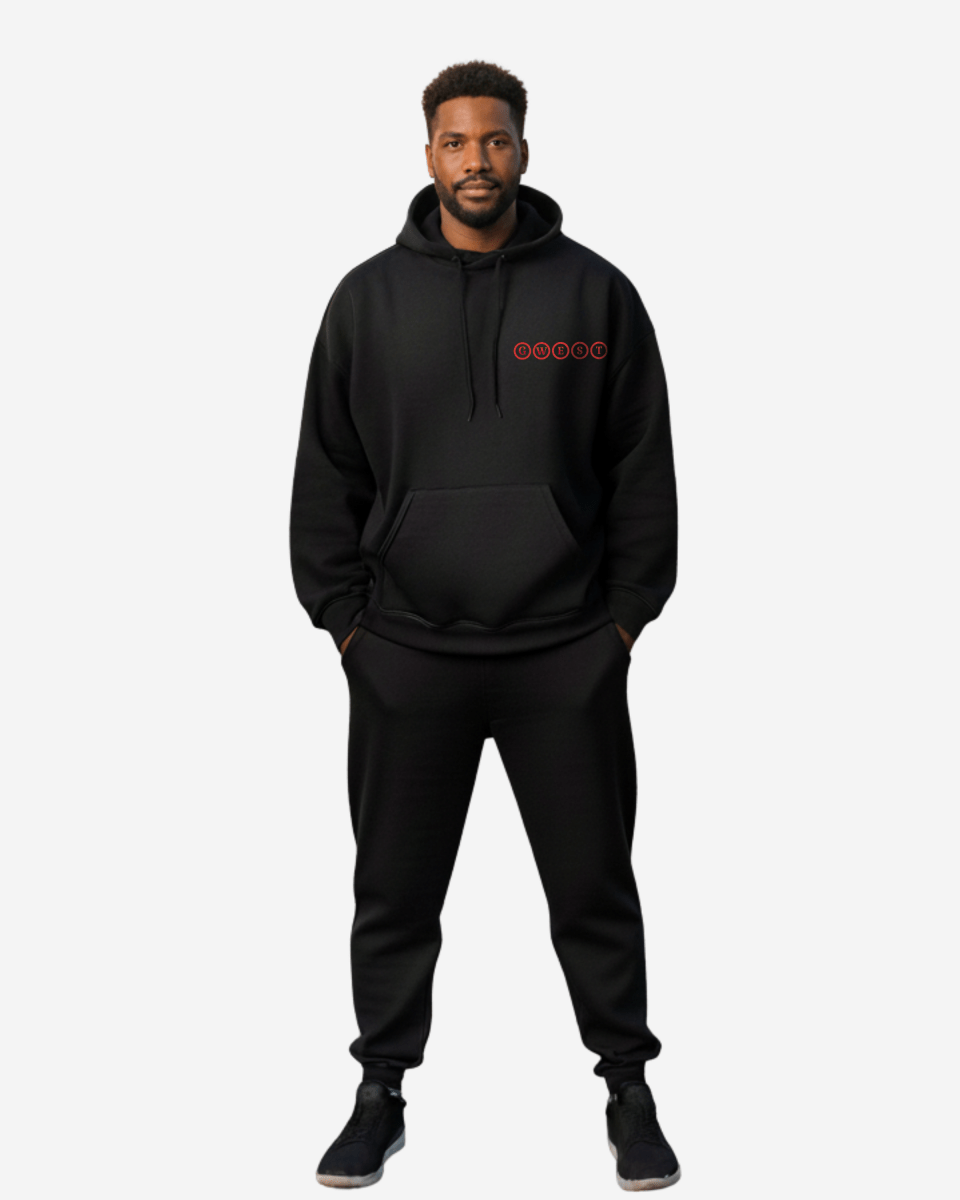 G West Rhinestone Grind Till Midnight Men's Hoodie - G West