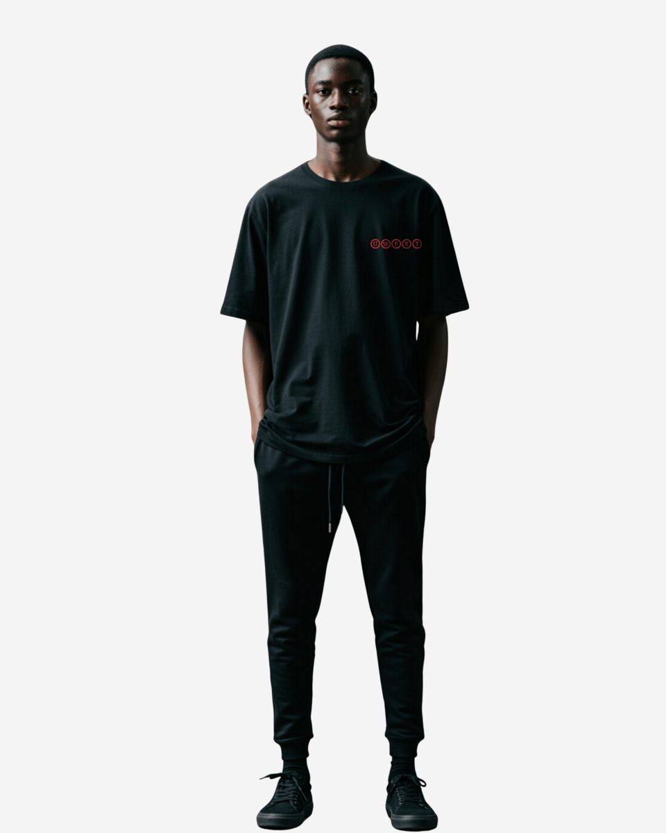G West Rhinestone Grind Till Midnight Men's Oversized T-Shirt - G West