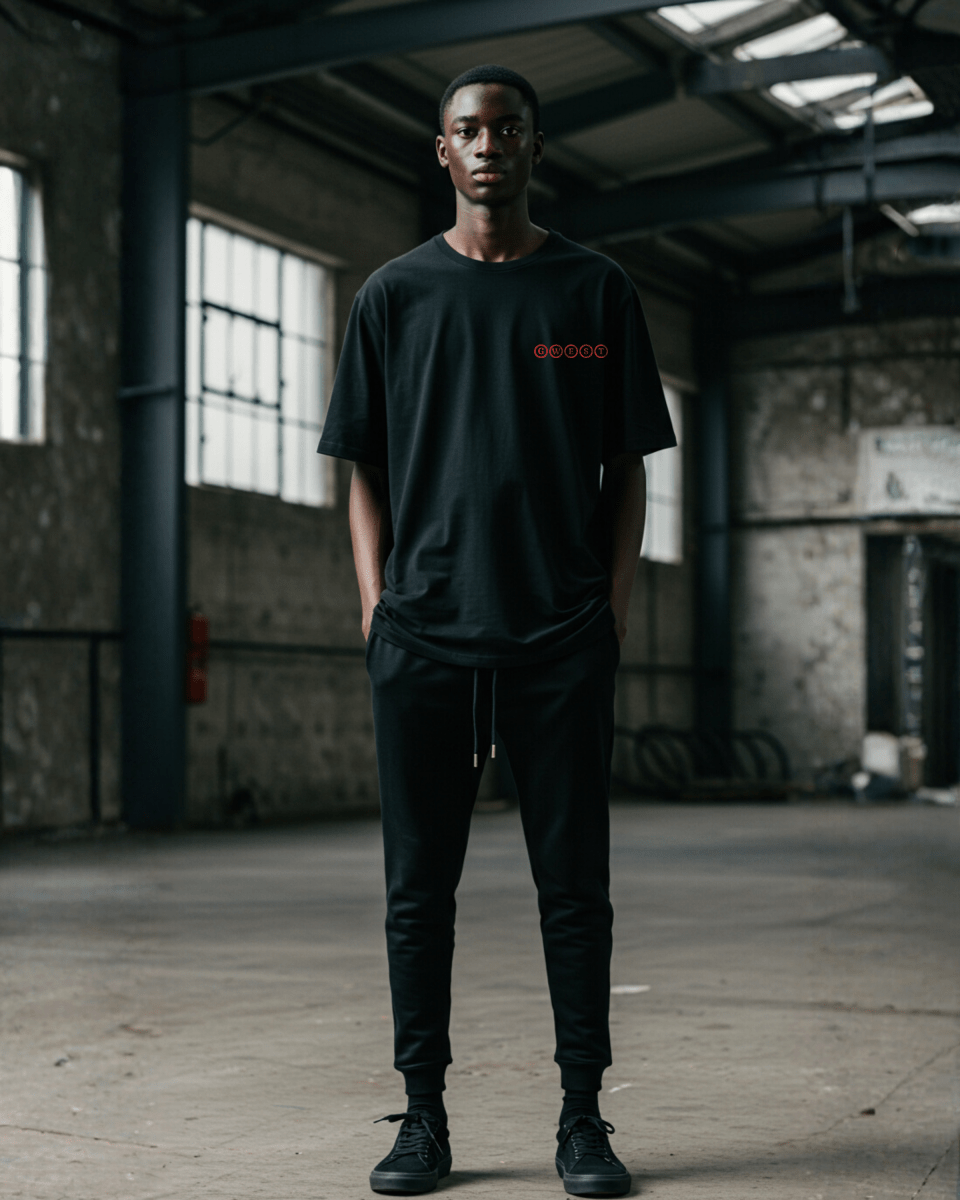 G West Rhinestone Grind Till Midnight Men's Oversized T-Shirt - G West