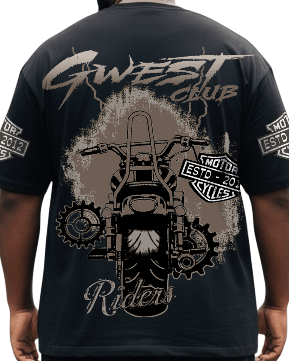 G West Rhinestone Hawkrider Men's Big And Tall T-Shirt - G West