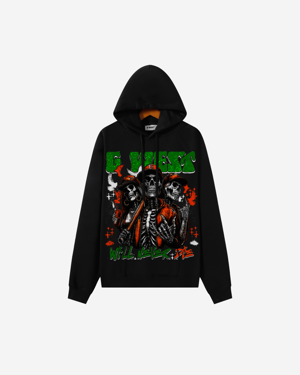 G West Rhinestone I love My Game Big and Tall Hoodie - G West