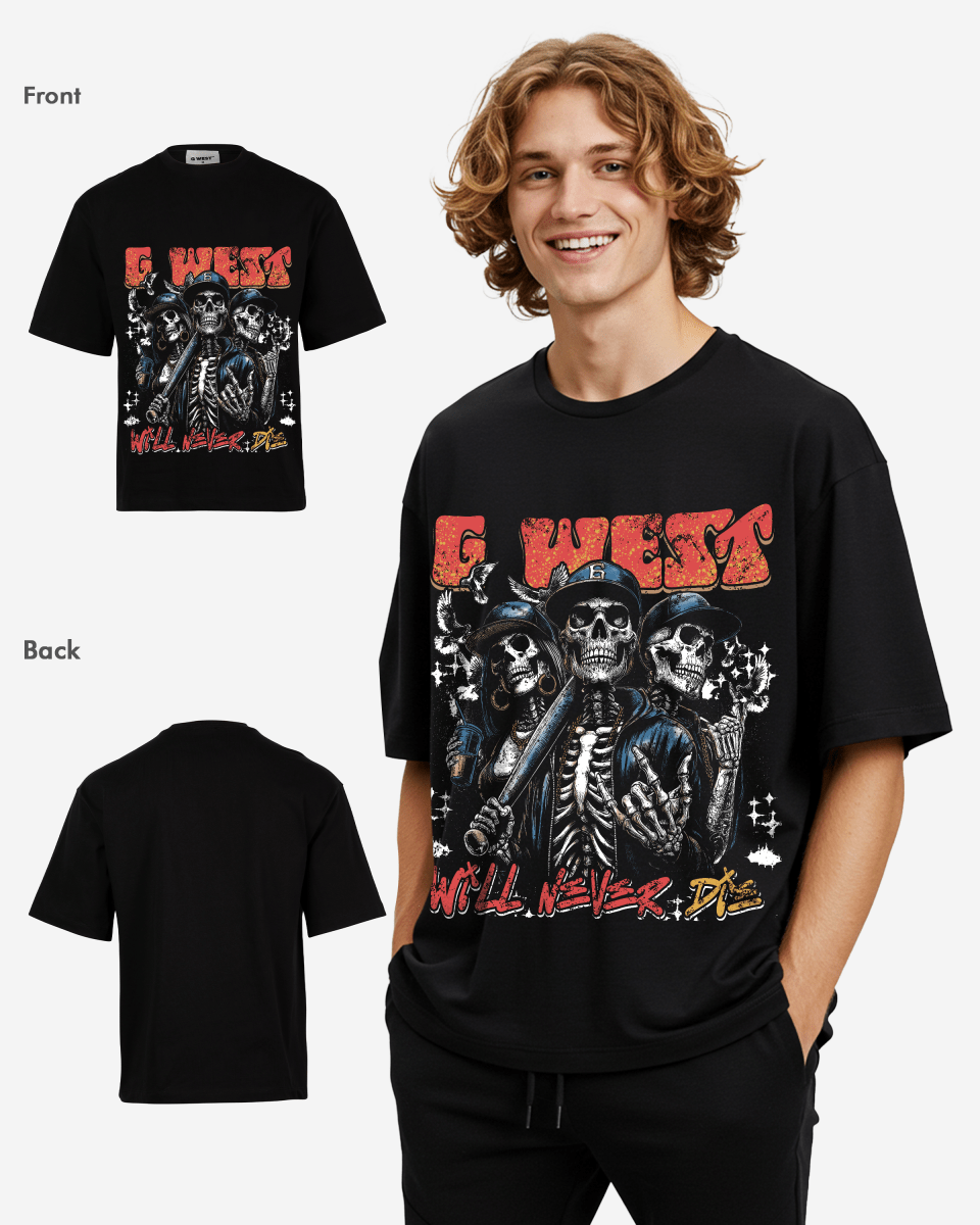 G West Rhinestone I Love My Game Oversized Tee - G West