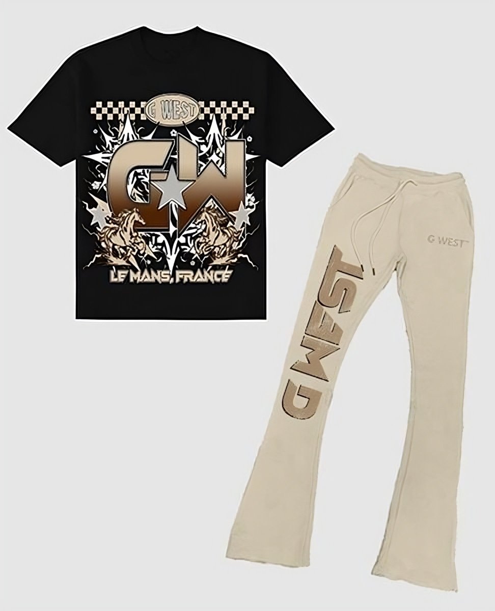 G West Rhinestone Le Mans France Set - G West