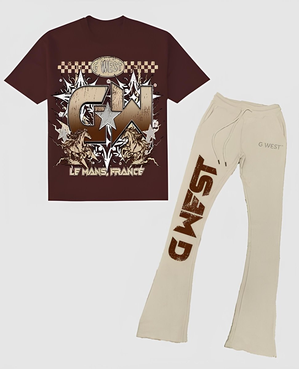 G West Rhinestone Le Mans France Set - G West